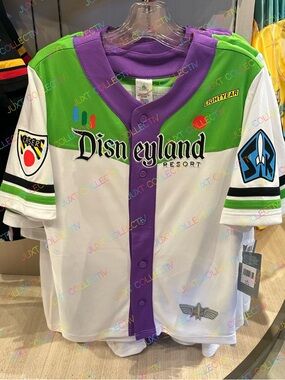 Disneyland Buzz Lightyear Baseball Jersey Disney Parks Pixar Toy Story